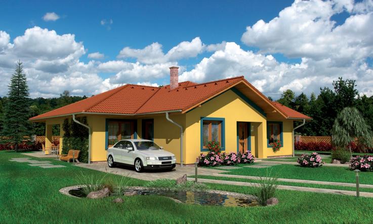 projekt domu BUNGALOW 54